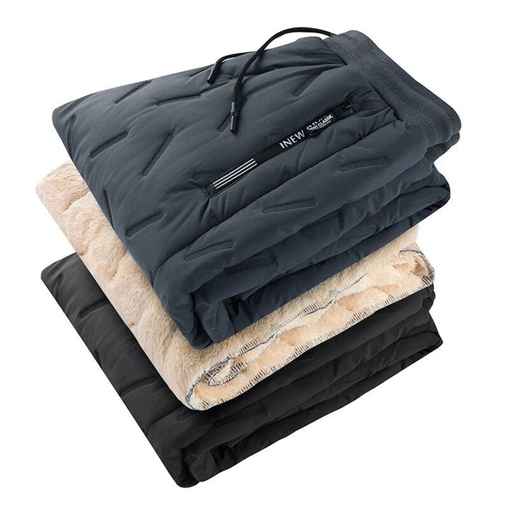 Ardenvo – Pantalón de hombre de doble capa | Forro polar y diseño elegante