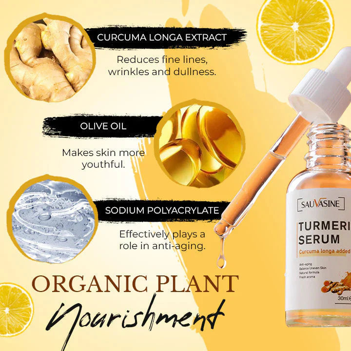 VitaleGloed Serum met Kurkuma – Tegen Pigmentvlekken & Stralende Huid