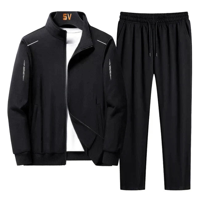 Men's Tracksuit – Comfortable Set with Sporty Jacket & Elastic Pants for Daily Use