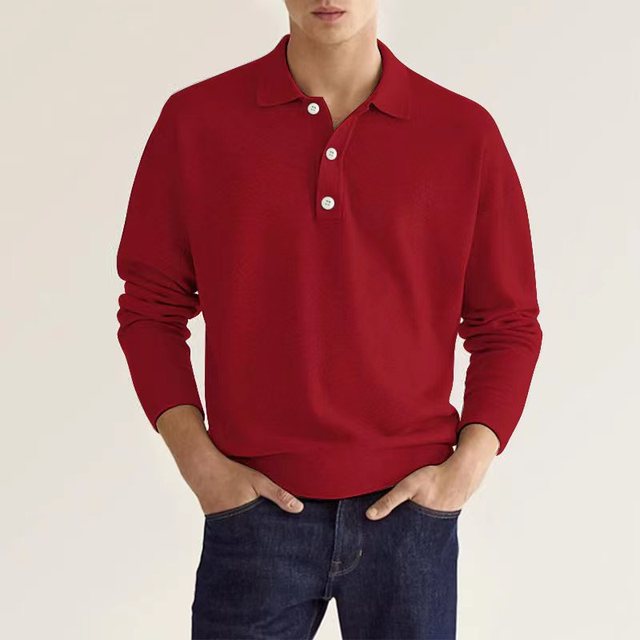 Stijlvol Long-Sleeve Poloshirt
