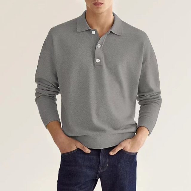 Stijlvol Long-Sleeve Poloshirt