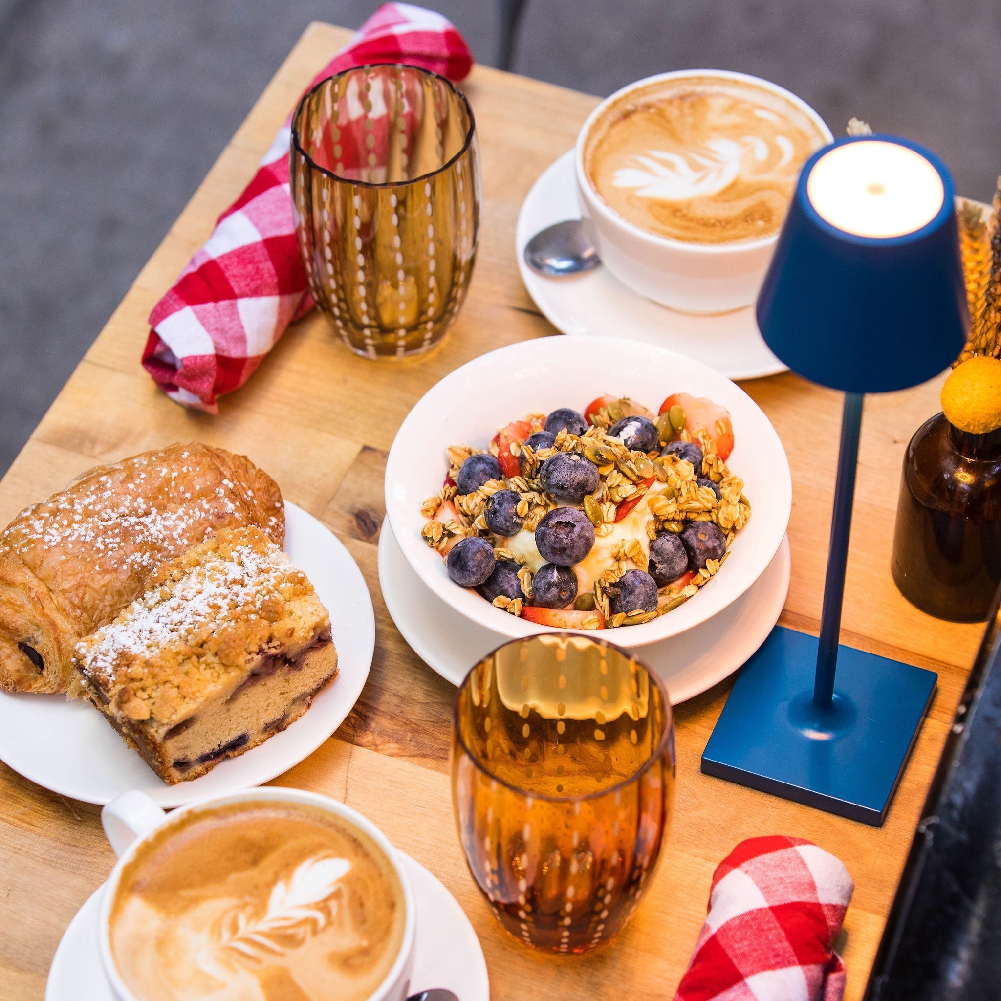 Glasoria – Pearl drinking glasses 6-piece set, handmade & dishwasher safe