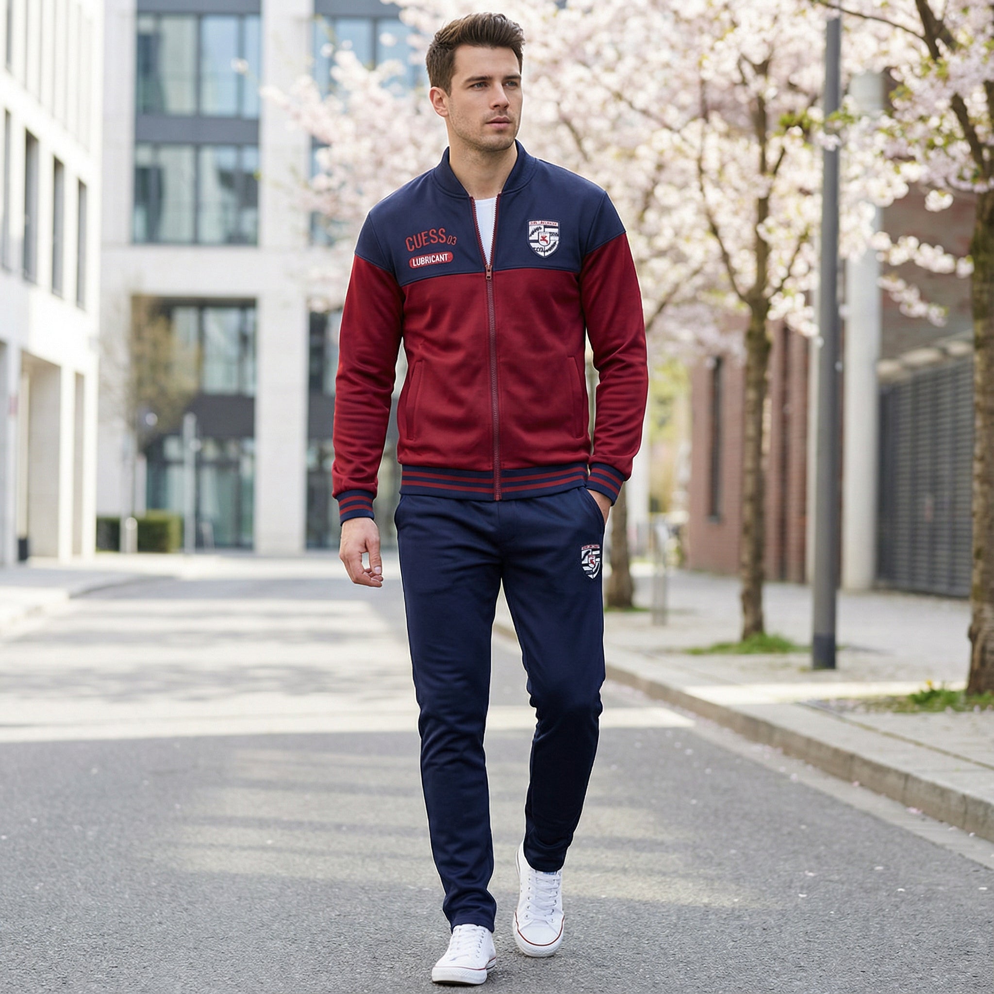 Conjunto de entrenamiento para hombre – Diseño deportivo de béisbol con ajuste cómodo