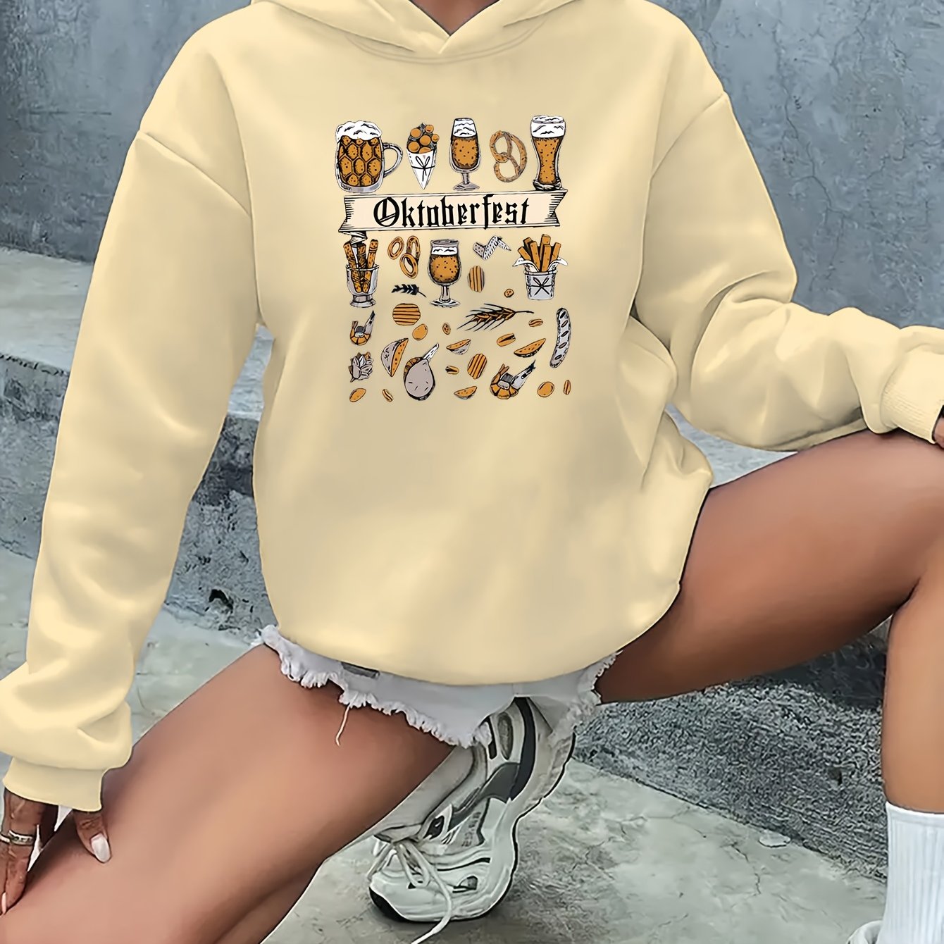 Bavaria Spirit Dames Hoodie Anna – Oktoberfest Warm voor Herfst & Winter