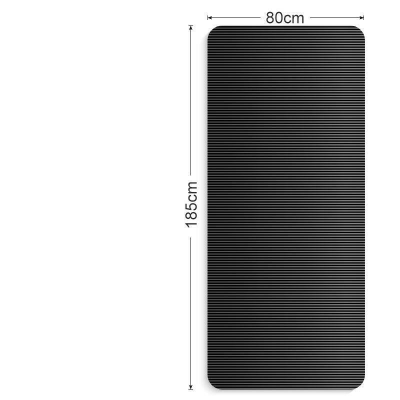 Melzano Fitness Zwarte Yoga Mat