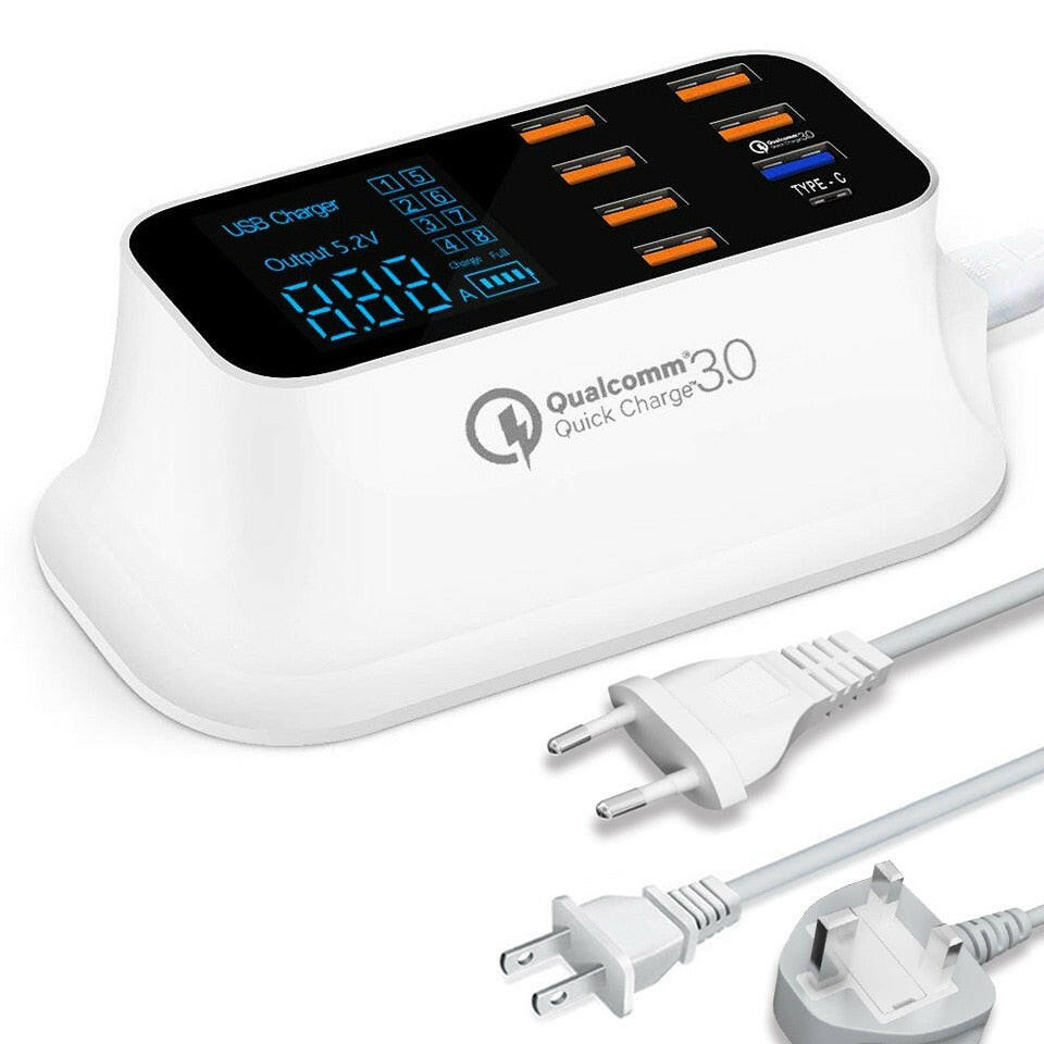 Melzano Quick Charge 3.0 Slim USB-laadstation
