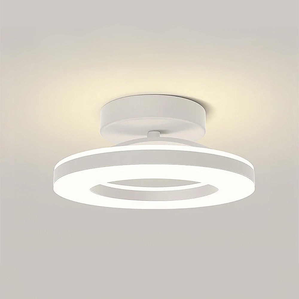 Aurion – Moderne LED plafondlamp – Gouden ijzeren design voor hal