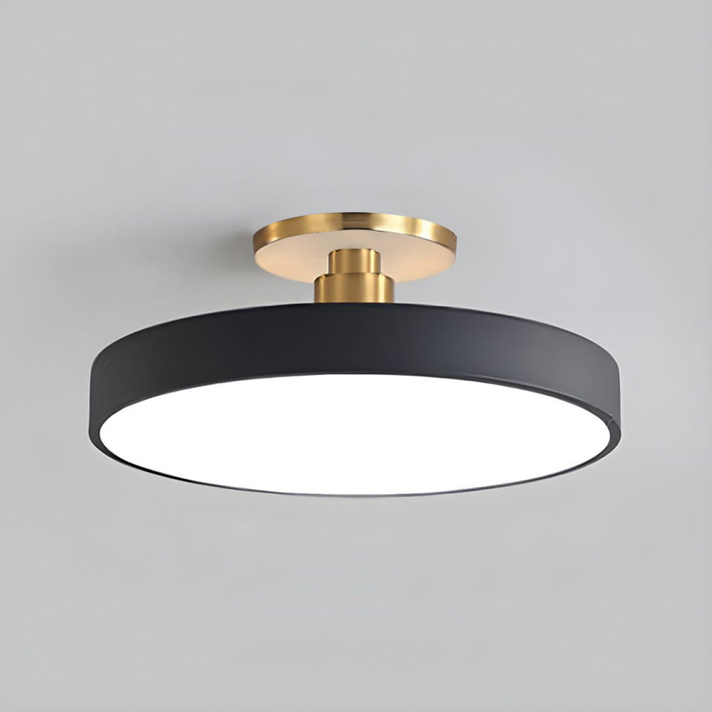 Acrion – Round LED ceiling lamp – Semi flush modern design