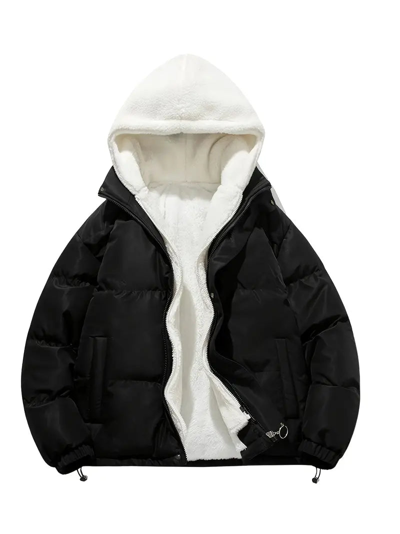 Nivorno Fleece Winterjas met Capuchon | Stijlvol en Warm voor de Winter