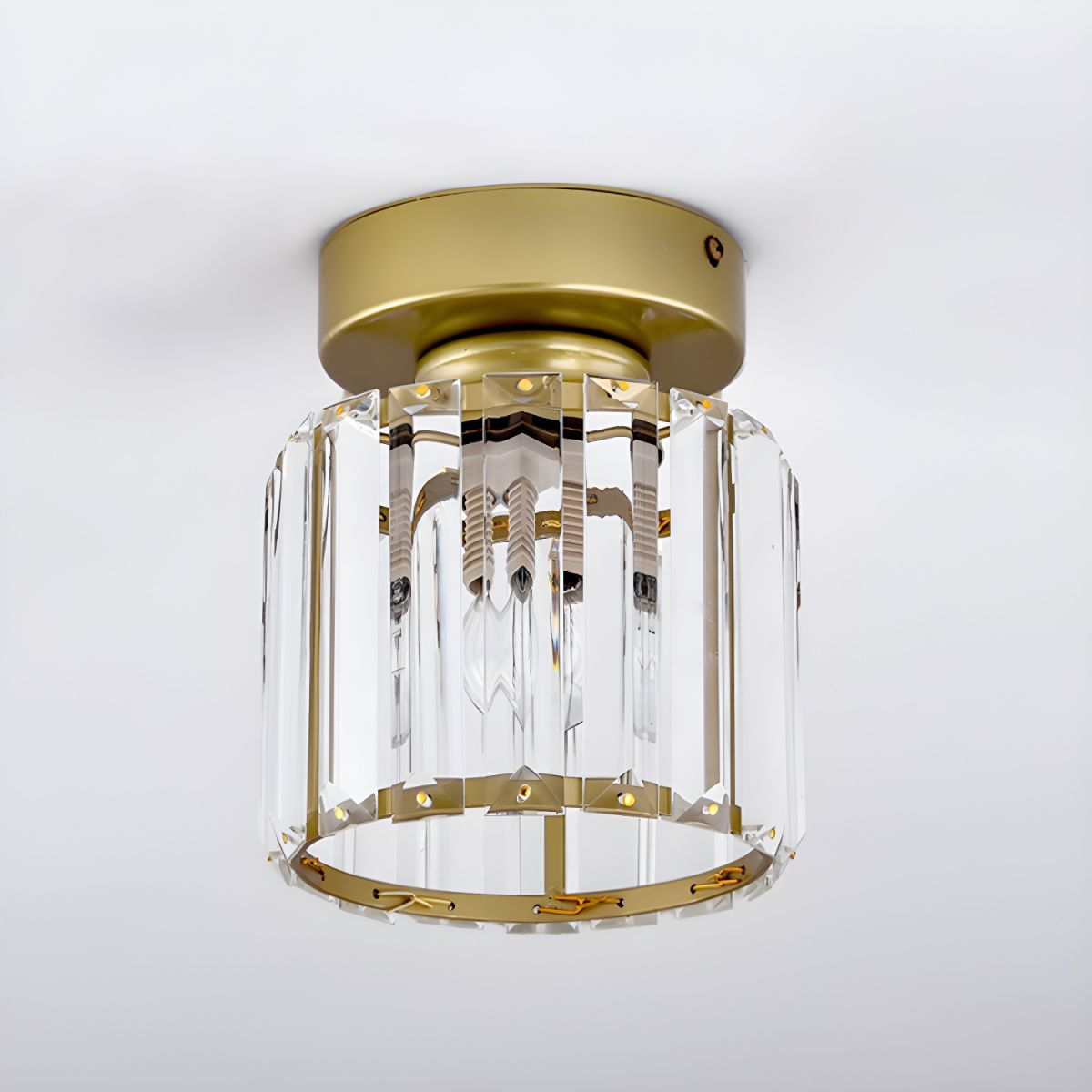 Bravura – Moderne flush plafondlamp – 1-lichts zwart design