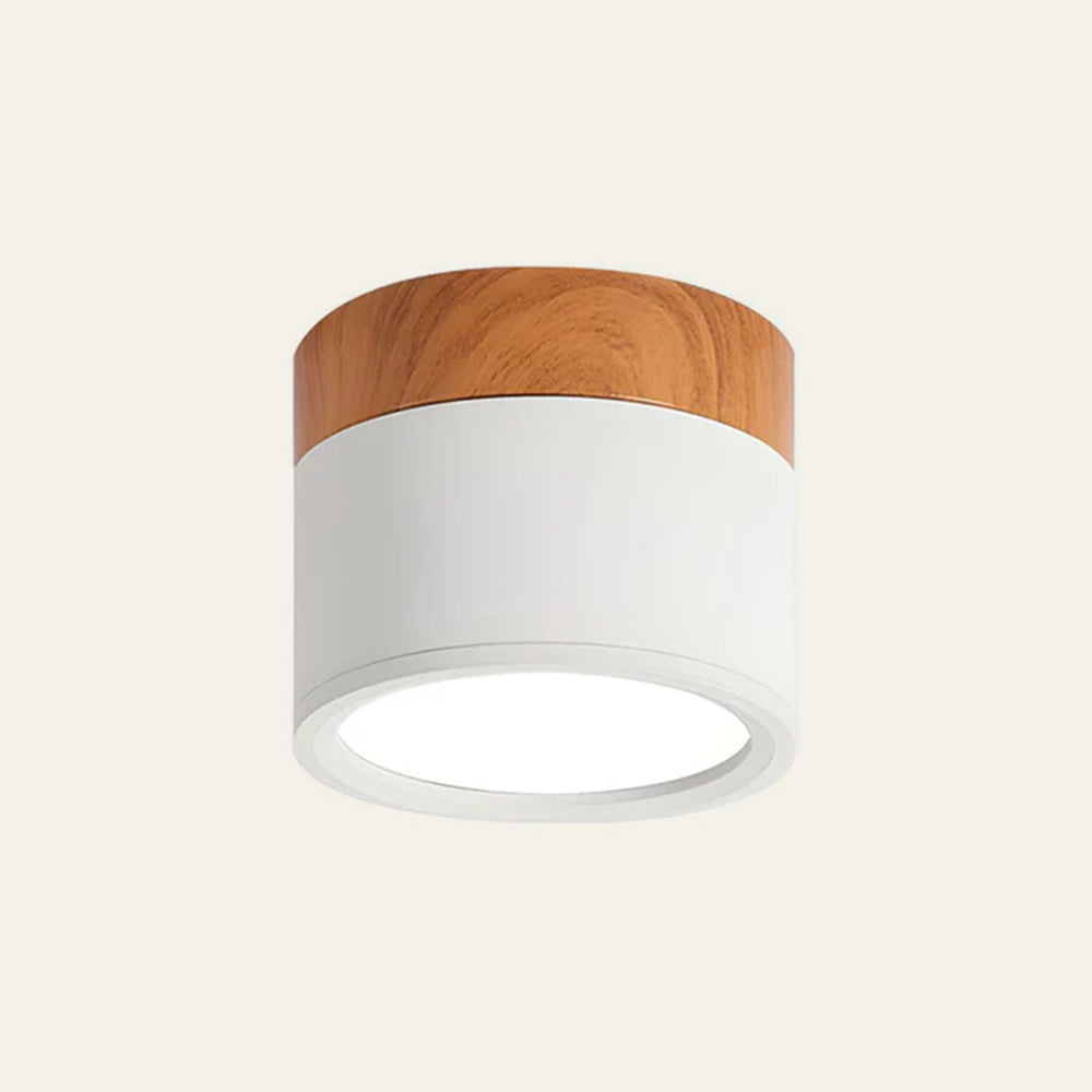 Cylora – Compacte flush plafondlamp – Moderne aluminium LED spot