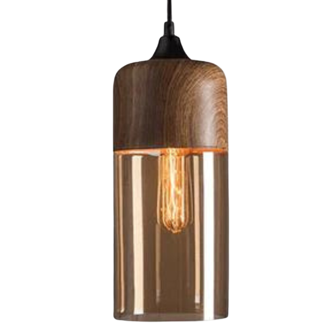 NordLuna Plafondlamp – Stijlvolle Scandinavische Houten Deckenleuchte voor Warme en Moderne Interieurs