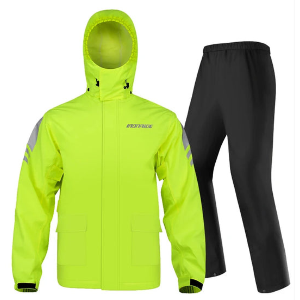 RiderPro – Chaqueta impermeable para moto ergonómica – Unisex cortavientos