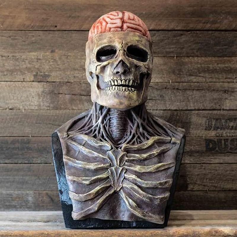 Halloween Skelet Kostuum – Realistisch Schedelmasker & Volledig Outfit