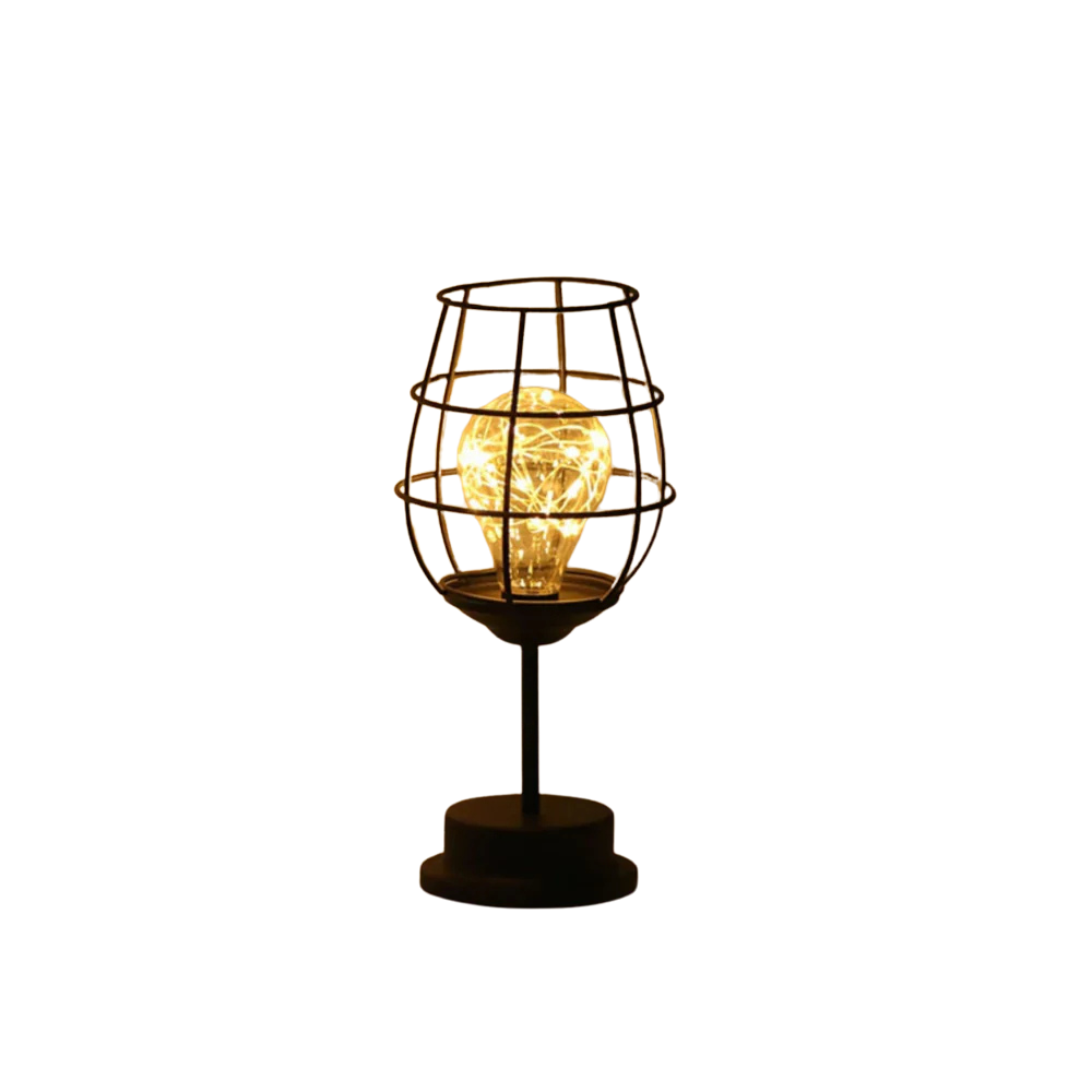 LumiScandic | Draadloze LED Tafellamp met Warm Licht