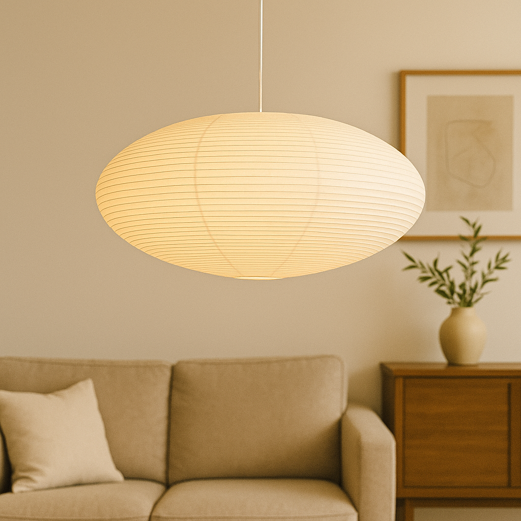 Papira – Handgemaakte papieren hanglamp – Moderne E27 pendellamp