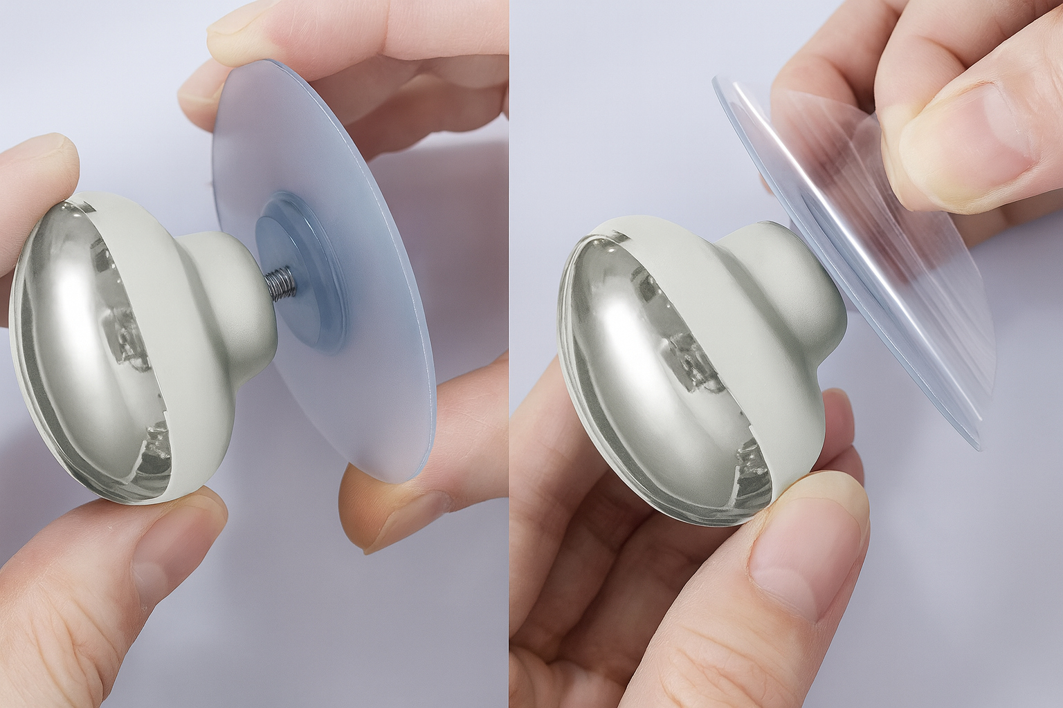 Dropura – Wall Hook Raindrop Design, Chrome, adhesive or screwable