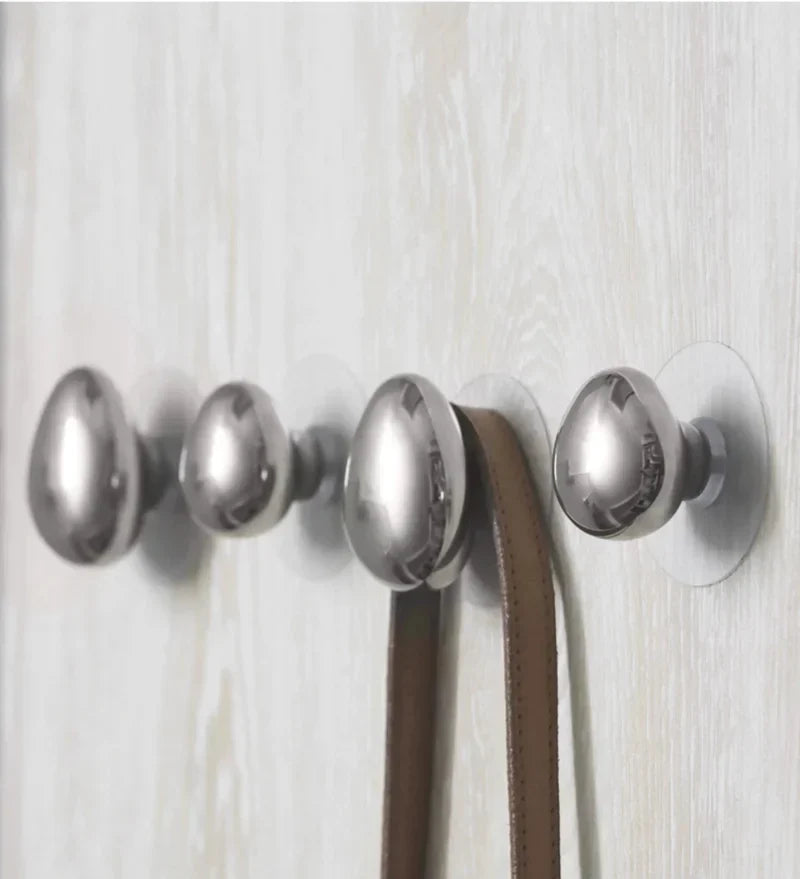 Dropura – Wall Hook Raindrop Design, Chrome, adhesive or screwable