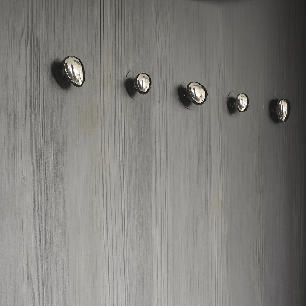 Dropura – Wall Hook Raindrop Design, Chrome, adhesive or screwable