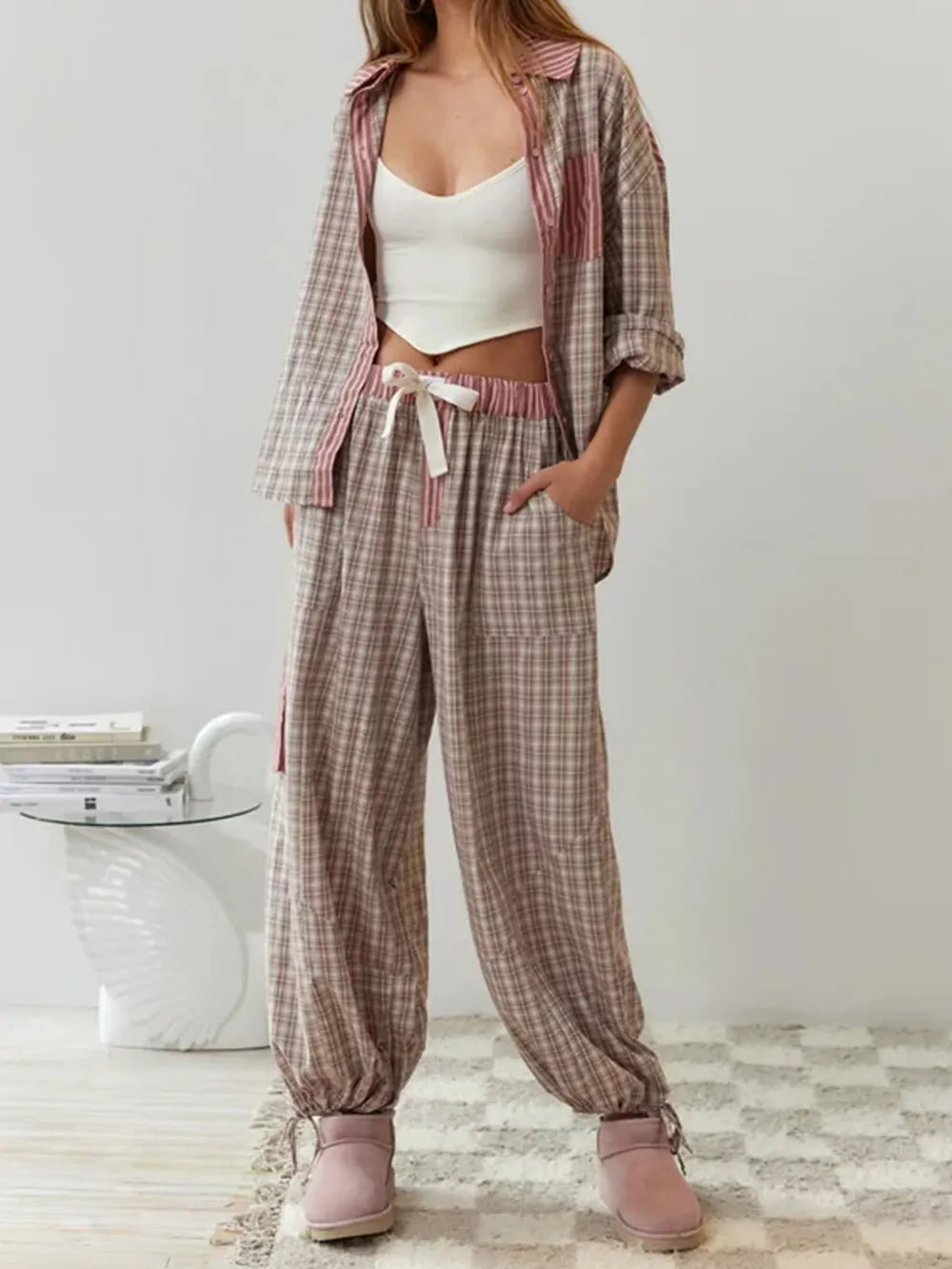 Cosy Cotton – Two-piece Soft & Stretchy Cotton Pajama Set