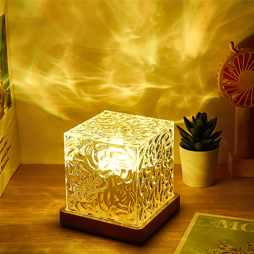 Melzano Dynamic LED Water Ripple Table Lamp 16 Colors