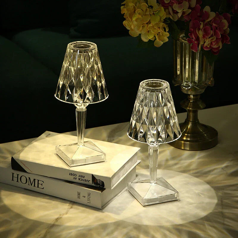 GlamCrystal Lamp - Chic Table Lamp - Crystal Design - Luxury and Elegant