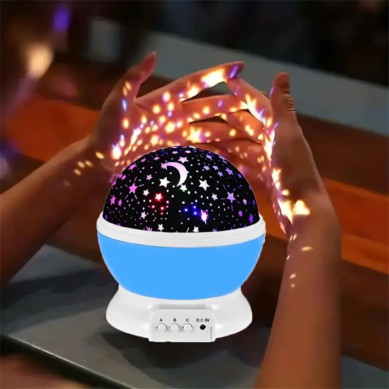 Luna – Sterrenprojector Nachtlamp met muziek en USB voor kinderkamer