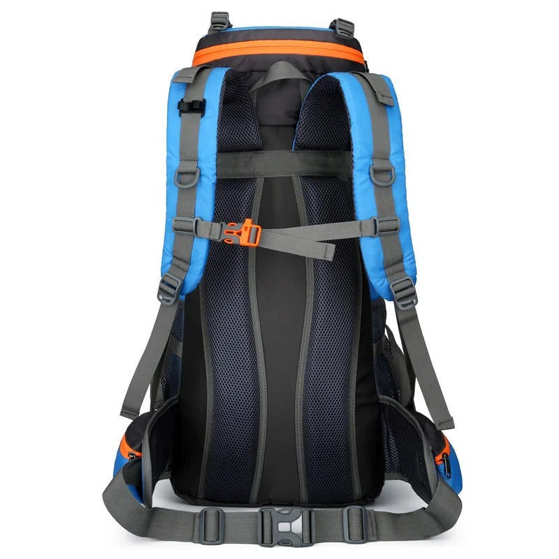 60L Waterdichte Rugzak – Ruime en Sterke Tas voor Outdoor Avonturen