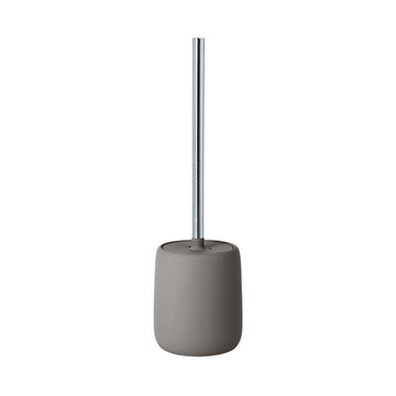 Sanovia – Cepillo de inodoro con soporte, diseño mate e higiénico