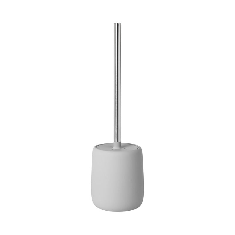 Sanovia – Cepillo de inodoro con soporte, diseño mate e higiénico