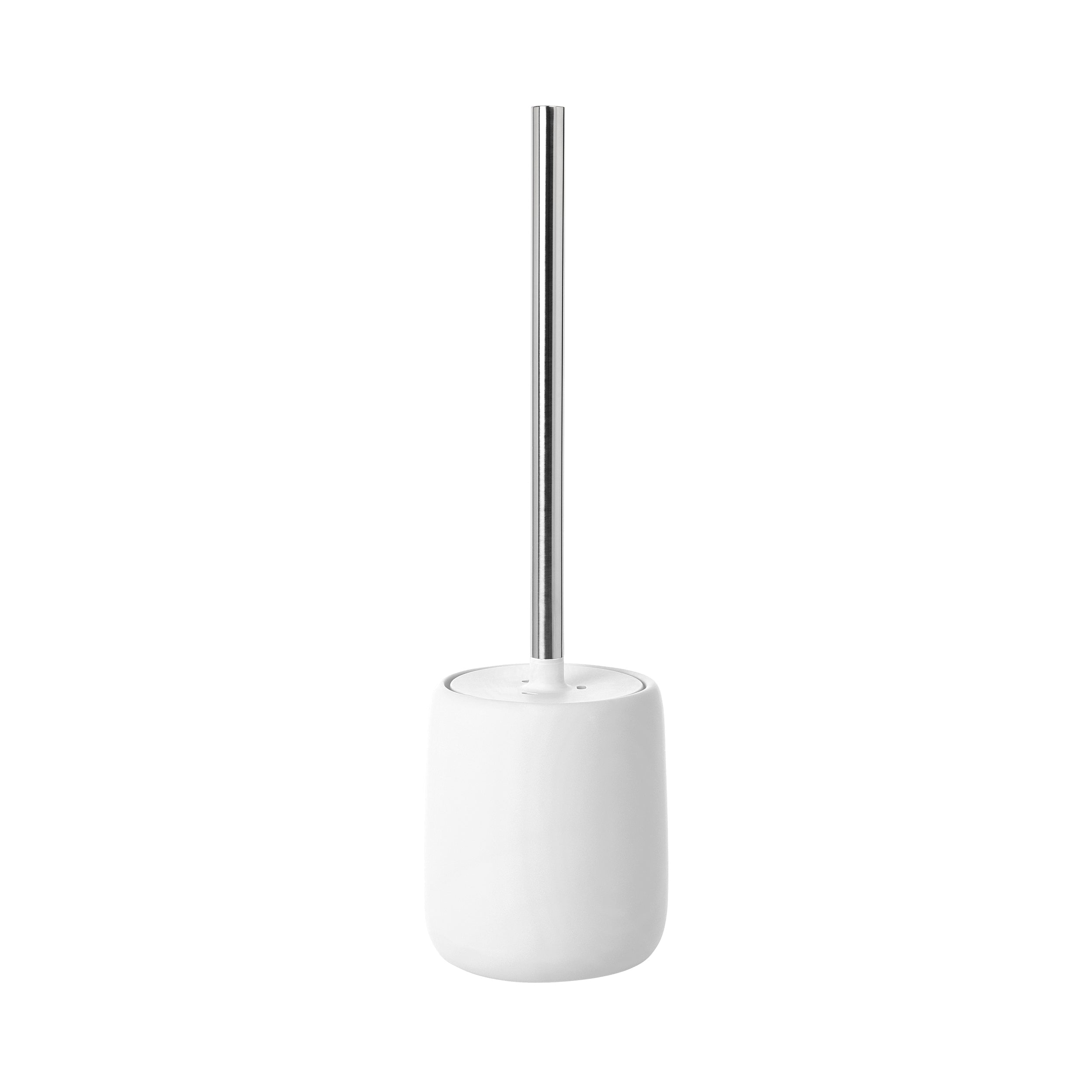 Sanovia – Cepillo de inodoro con soporte, diseño mate e higiénico