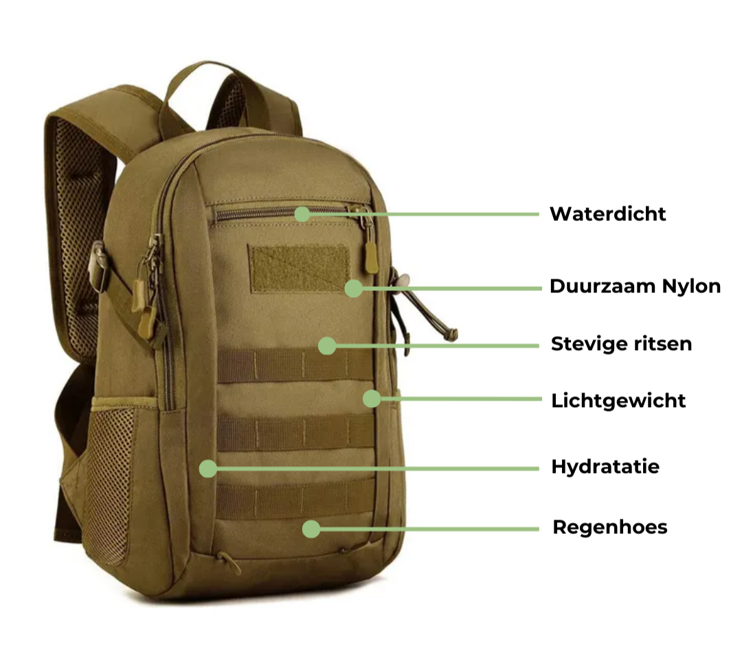 15L Waterproof Outdoor Backpack – Compact, Durable & Lightweight