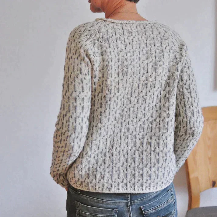 Suéter de Cuello de Bote Gris Chic | Ropa de Mujer Estilosa y Cómoda