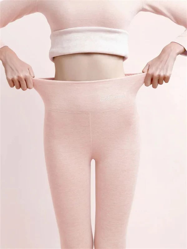 Melzano – Dames winterbroek fleece | Warme legging met shaping effect