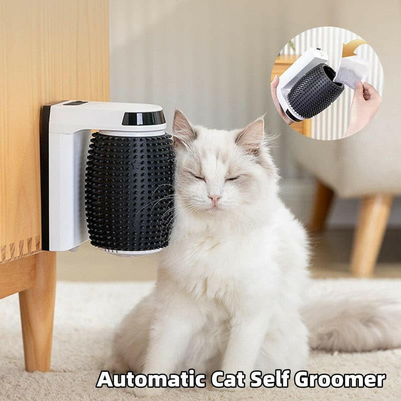 Melzano Automatische Kattenverzorger Wandhoekborstels
