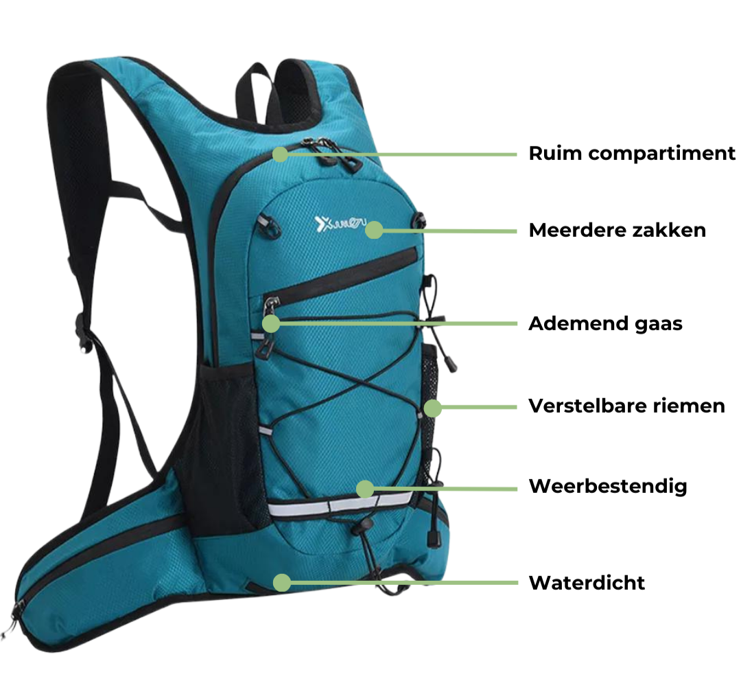 Backpack – Hiken & Fietsen | Lichtgewicht, Duurzaam & Ventilerend