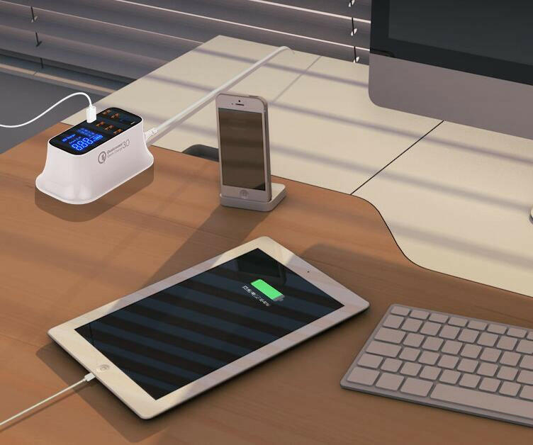 Melzano Quick Charge 3.0 Slim USB-laadstation