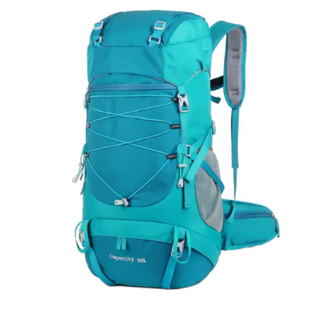 50L Trekking Backpack – Durable Outdoor Backpack with Rain Cover