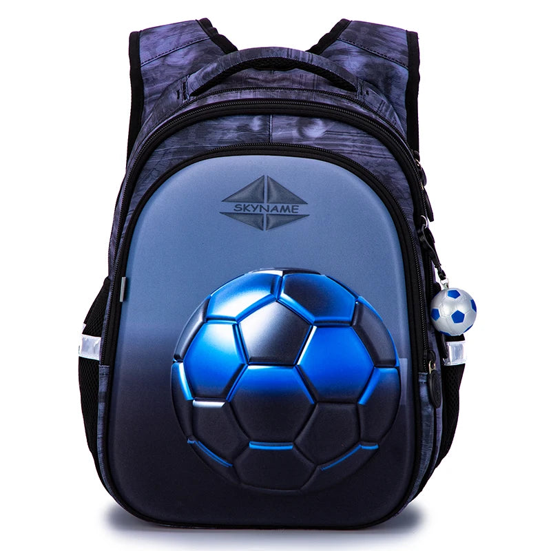 Ballino – 3D voetbal rugzak reflecterend waterafstotend – voor kleuters