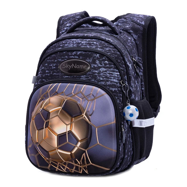 Ballino – 3D voetbal rugzak reflecterend waterafstotend – voor kleuters