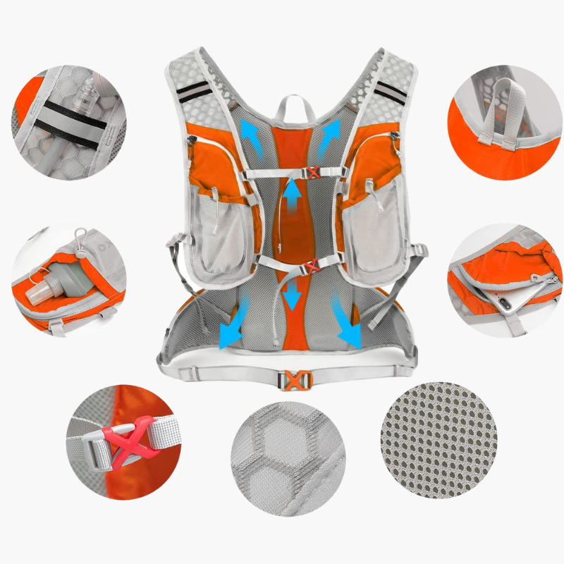 Melzano Kent | Sportieve ErgoComfort sportrugzak