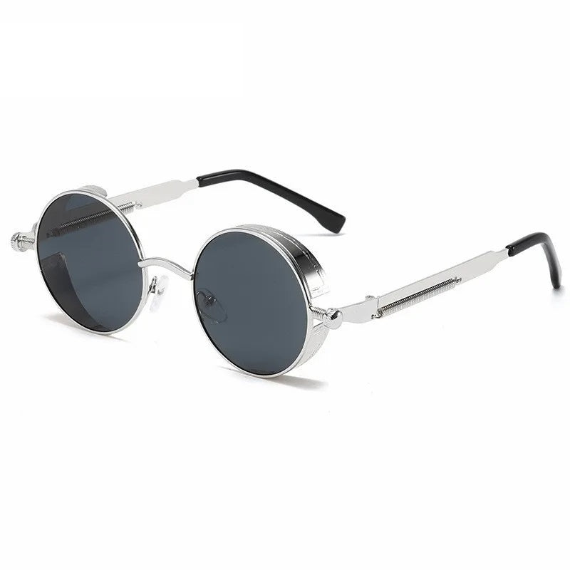 Kevin – Round vintage sunglasses with UV400 protection – unisex style