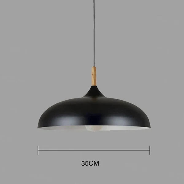 ScandiLuxe – Lámpara de techo de roble escandinavo LED – Interior moderno