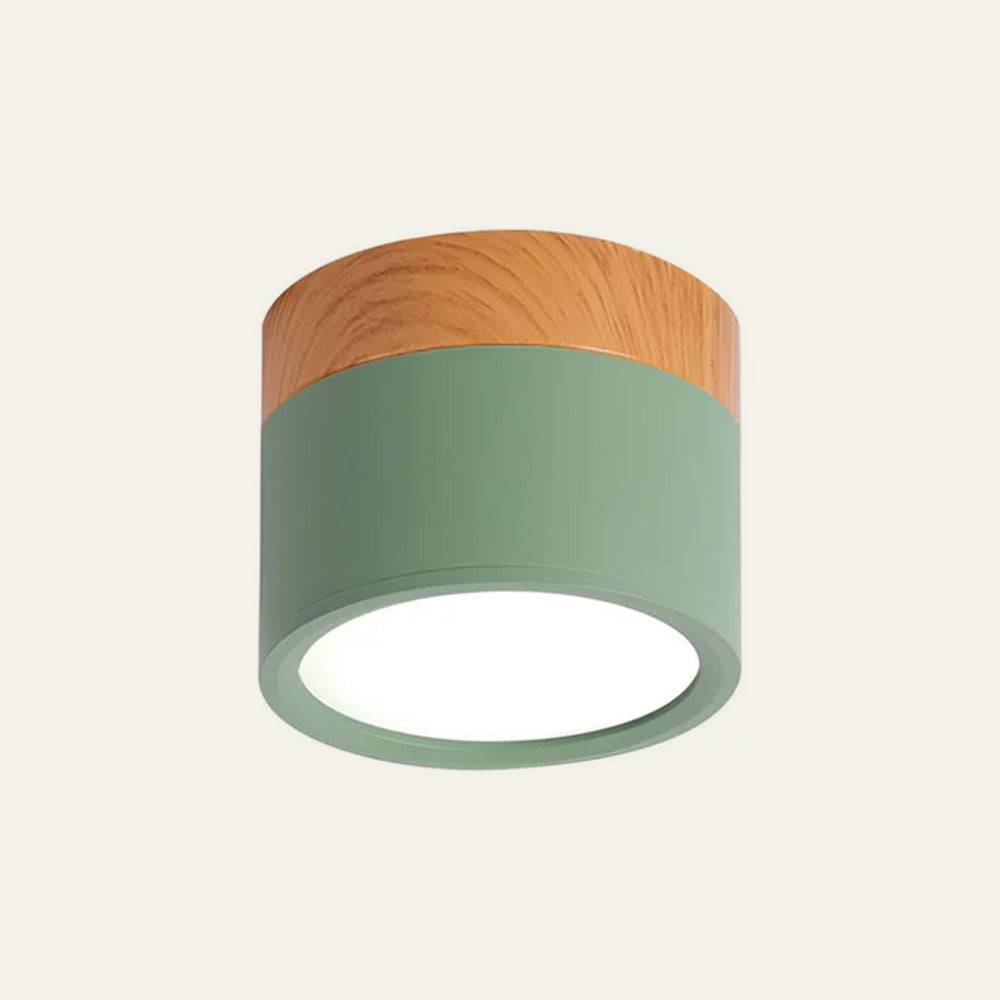 Cylora – Compacte flush plafondlamp – Moderne aluminium LED spot