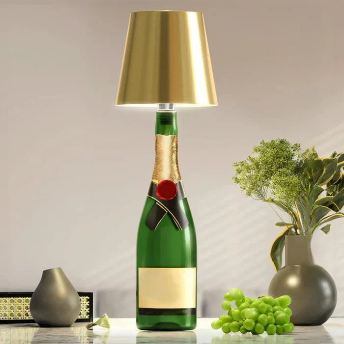 GlowBottle – Portable LED bottle lamp with touch control and dimming function