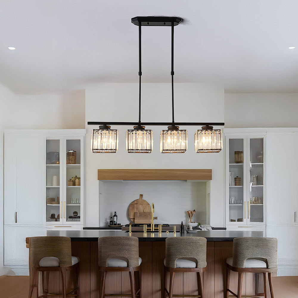 Artesso – Moderne Art Deco glazen hanglamp – Keukeneiland kroonluchter