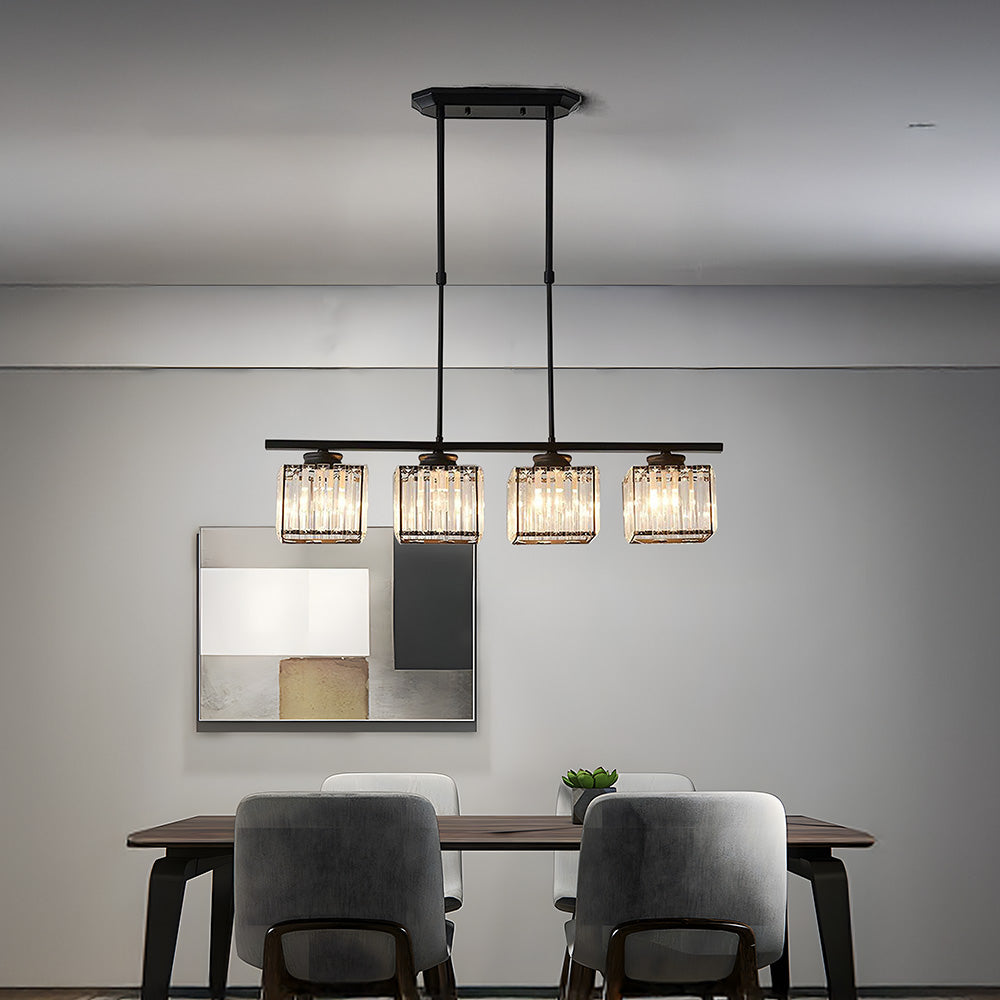 Artesso – Moderne Art Deco glazen hanglamp – Keukeneiland kroonluchter