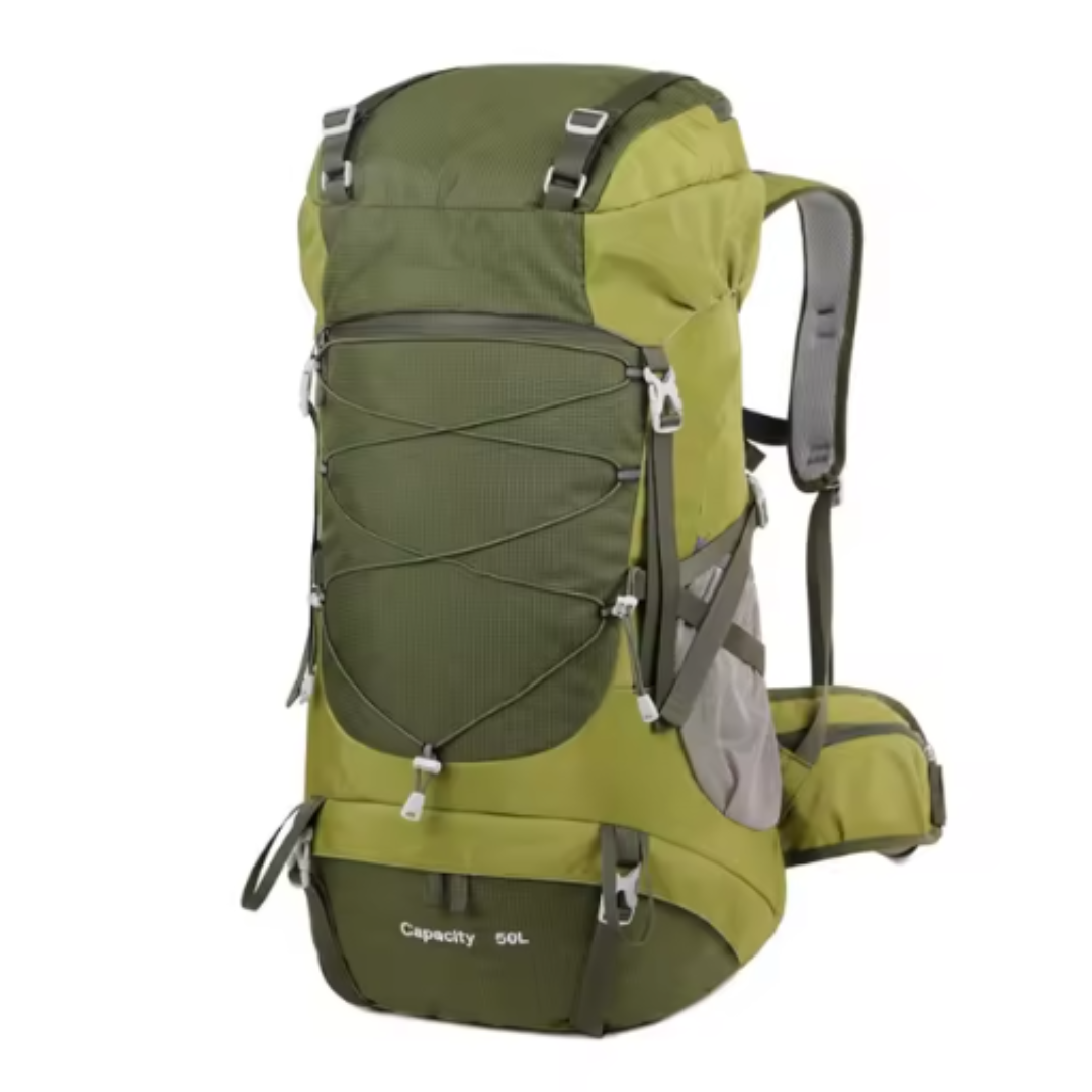 50L Trekking Backpack – Durable Outdoor Backpack with Rain Cover