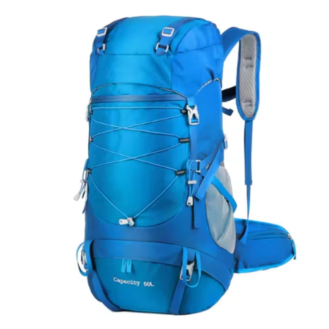 50L Trekking Backpack – Durable Outdoor Backpack with Rain Cover