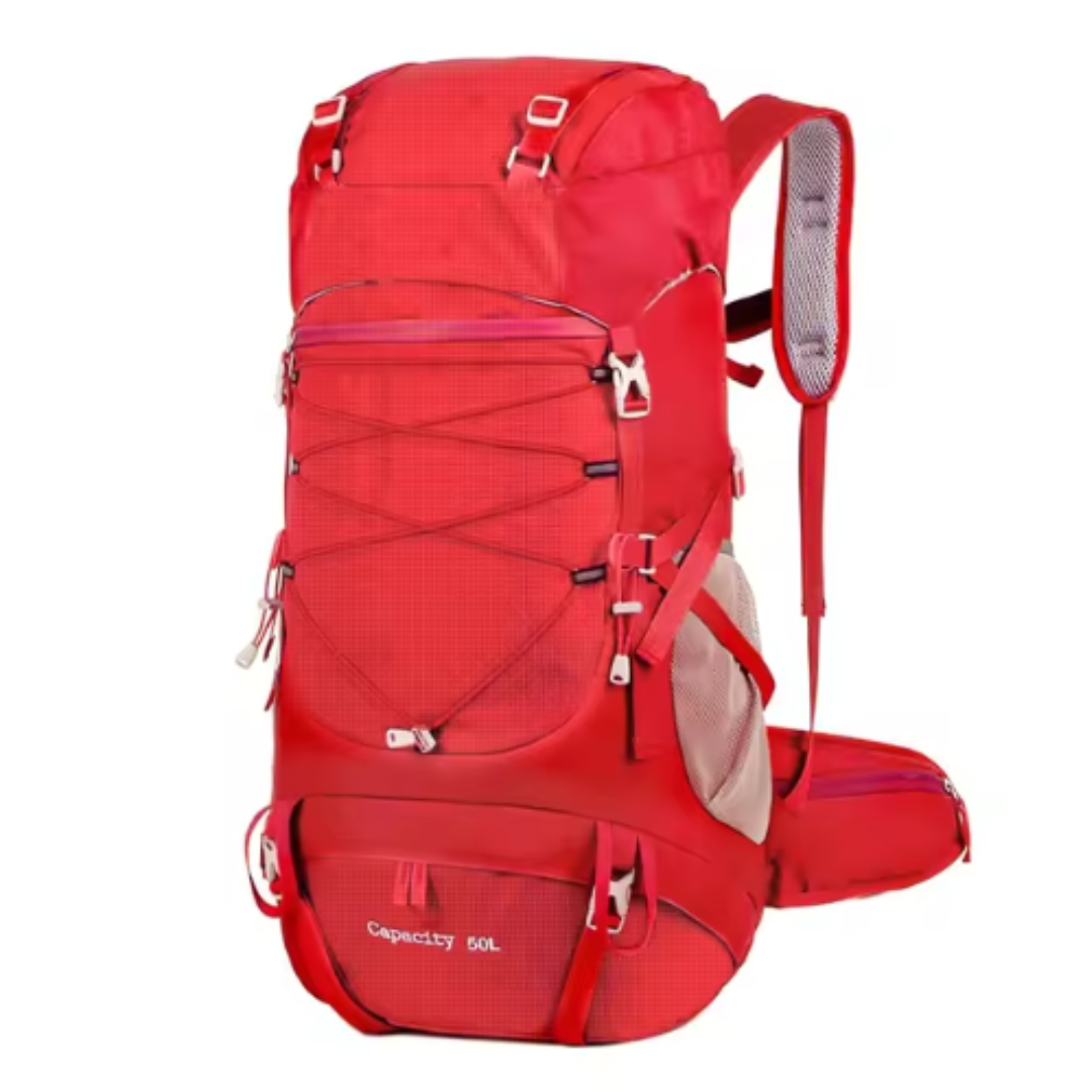 50L Trekking Backpack – Durable Outdoor Backpack with Rain Cover